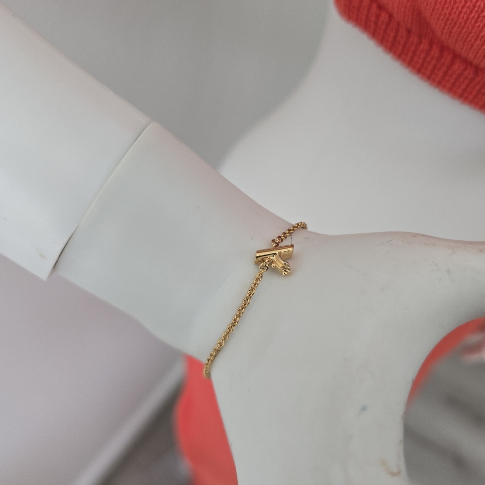 LOUIS VUITTON Gold Charm Bracelet - Picture 7 of 9